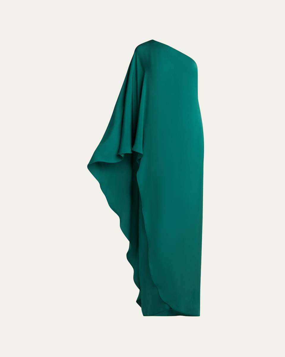 One-Shoulder Kaftan Gown
